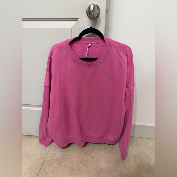 Alo X-Large Accolade Pink Sweatshirt. 💕⚡️
